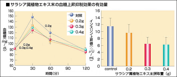サラシア効果のデータ